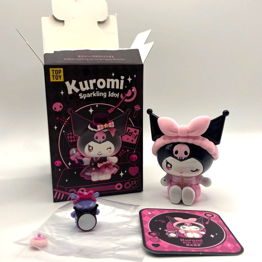 Authentic Top Toy Kuromi - Star Glam Figure, Sparkling Idol Series, New